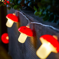 Luces De Encaje LED Rome Para Decoración De Navidad Y Fiestas Interno Bombillas De Mushroom Cuarzo 063 Luz De Atrás De Flores Tamaño 1.5m10led 3m20led 6m40led - details 4