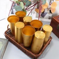 Vaso De Cerveza Japonés Estilo Aleación De Aluminio 400ml Para Bebidas Frías Y Vino Creativo Con Patrón Original Sin Contaminantes - details 3