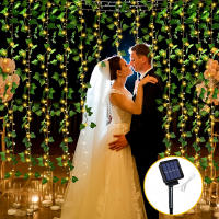 Luz De Cadena LED De Téramica Solar 2/5/10M Con Hojas De Maple Para Exterior Decoración De Jardín Y Boda Guirnalda De Luces Faeiras - details 5
