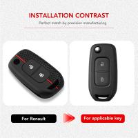 Funda De Llave De Coche De Silicona Para Renault Sandero Stepway Logan Clio 5 Arkana Captur Kadjar Daster Twingo Trafic Kwid - details 2