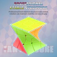 Cubo de velocdad 3x3, Cube de velocdad giratorio E inclinable, Mágico Cube 3D, Cube rompecabezas de Colores brillantes, rompecabezas para niños y adultos - details 2