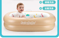 Bañera inflable para bebés, puede sentarse o acostarse, bañera para niños sensible a la temperatura, bañera plegable para bebés para el hogar - details 11