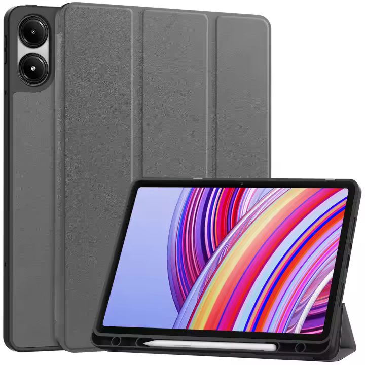 Funda Protectora Para Xiaomi Redmi Pad pro 12.1 Pulgadas Con Porta Lápiz Material PU Resistente a Golpes Y Agua Para Tableta Redmi Pad pro 2024 - 1