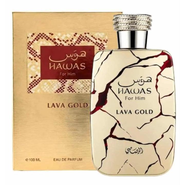 Rasasi Hawas Lava Gold Eau de Parfum para Hombre 100 Ml — oferta en Miravia
