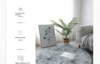 Carpetas Suaves De Peluche Redondas Para Sala De Estar Decoración De Hogar Dormitorio Y Habitación De Niños Alfombra Gruesa Pile Blanca - details 7