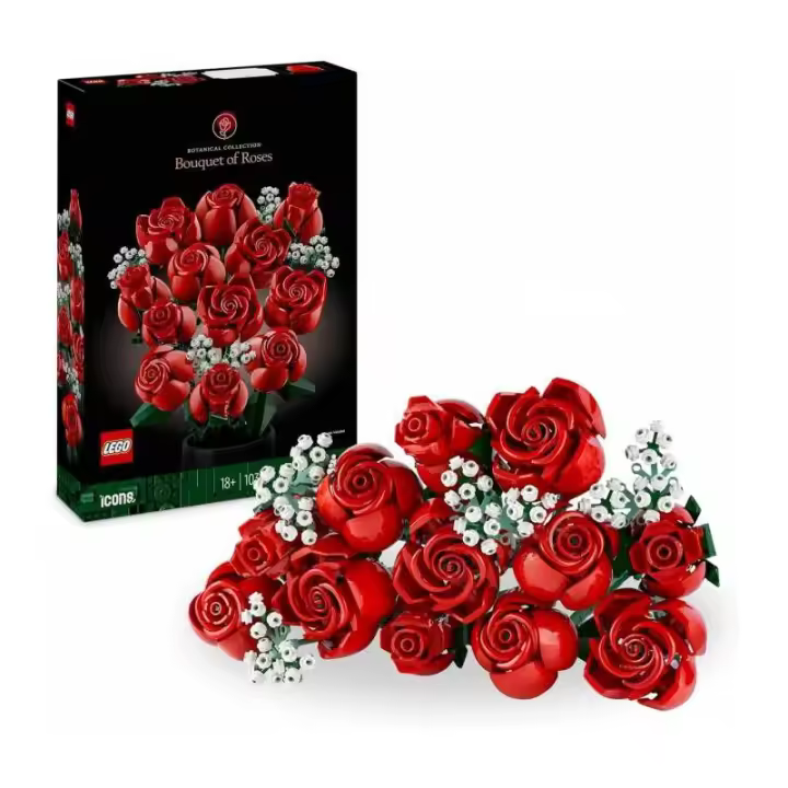 LEGO ICONS 10328 RAMO DE ROSAS ROJAS - 1