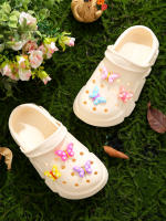 Clogs Transpirables Casuales Para Niñas Con Encantos De Dibujos Animados Slip-on Zapatillas De Playa Antideslizantes Para Jardín Zapatos De EVA Para Todas Las Estaciones - details 4