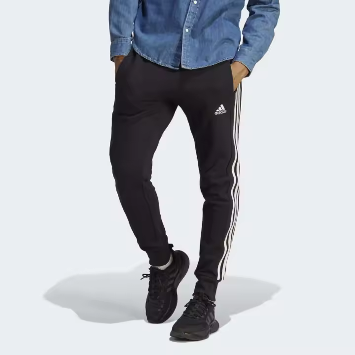 Pantalones Adidas M 3S Ft Tc Pt Negro Blanco Pant Ha4337 - 1