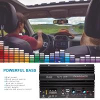Amplificador Universal 12V 1000W PA-80D Mono Para Audio De Coche Potente Bass Subwoofer Amplificar Sonido Color Negro Tamaño 23.5x15.5CM - details 3