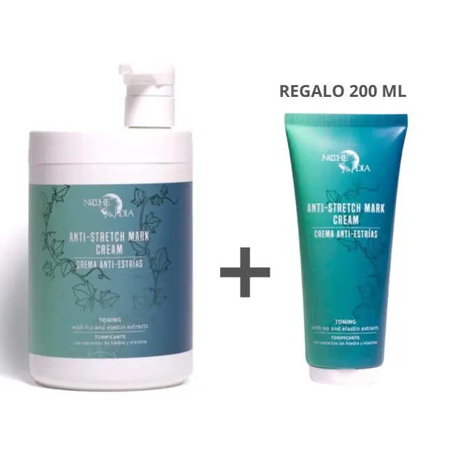 Pack Noche y Dia Noche y Día Crema Antiestrías Tonificante 1000 ml + 200 ml GRATIS - 1