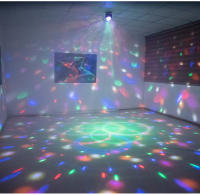 Luz De Disco Para Fiestas Controlada Por Voz Con 6 Colores LED Decoración Para Cumpleaños Navidad Karaoke Iluminación DJ Mini - details 7