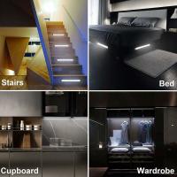 Paquete de 2 Luces LED para Gabinete con Sensor de Movimiento, 150LM, Luces de Cocina Con Batería recargable, iluminación USB, encendido/apagado Automático BSR - details 3