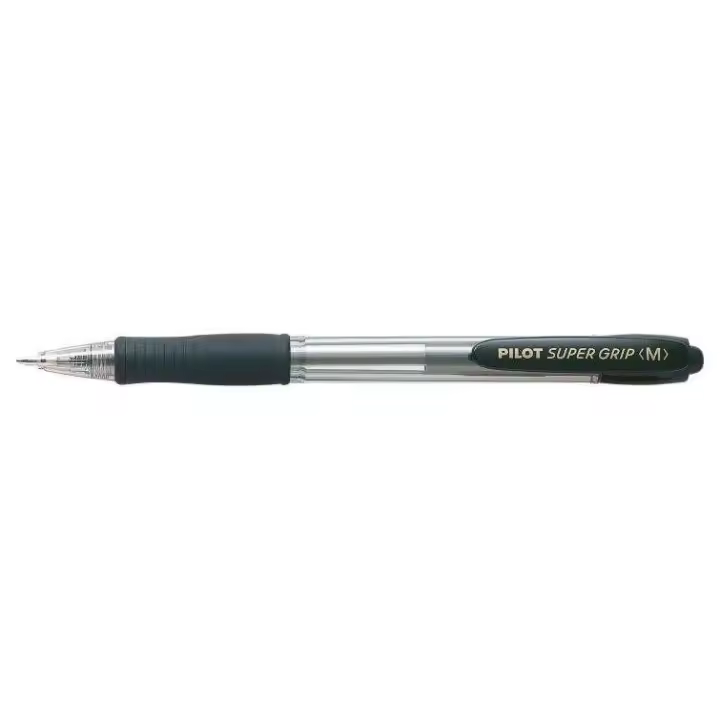 Pilot Bolígrafo Retráctil Supergrip Tinta Aceite Negro 12 Uds - 1