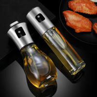 Olla de aceite Pulverizador de aceite para cocinar Botella de spray Barbacoa Freidora de aire multifunción Vidrio Olla de aceite de alta presión para hornear - details 7