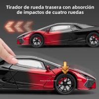 Modelo De Coche Miniatura 1:24 Lambor Revuelto En Aleación De Latón Abre Puertas De 4 Puertas Juguete Para Niños Regalo Para Niños - details 7