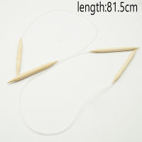 Juego De Agujas De Tejer Circulares De Madera 10mm/12mm Con Tubo De Plástico Herramientas De Tela Para Adultos Unisex - details 2