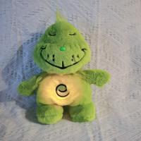 Muñeco De Peluche Grinch Navideño De 38cm Con Respiración Luz Y Música Juguete Soothing Para Bebés Regalo De Colores Verdes - details 5