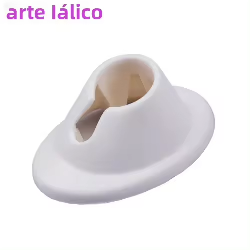 Soporte Para Botella De Esmalte De Uñas Art Lalic Suave Para Manicura Y Arte De Uñas Contenedor De Esmalte De Laca Unidad De Medida Peso 36g Color Rosa Blanco - 1