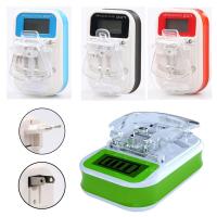 Cargador De Batería Universal USB Con Pantalla LCD Indicador Adaptador De Carga Para Batería Extra Removible Para Teléfono Con Enchufe EU/US - details 0