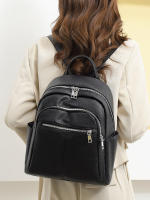 Mochila de viaje urbana sencilla de PU para mujer - details 19