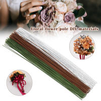 40pcs Ramas De Flores Florales Con Alambre De Papel De 20 Ga Para Arreglos Florales DIY Material PVC Decoración De Hogar - details 1