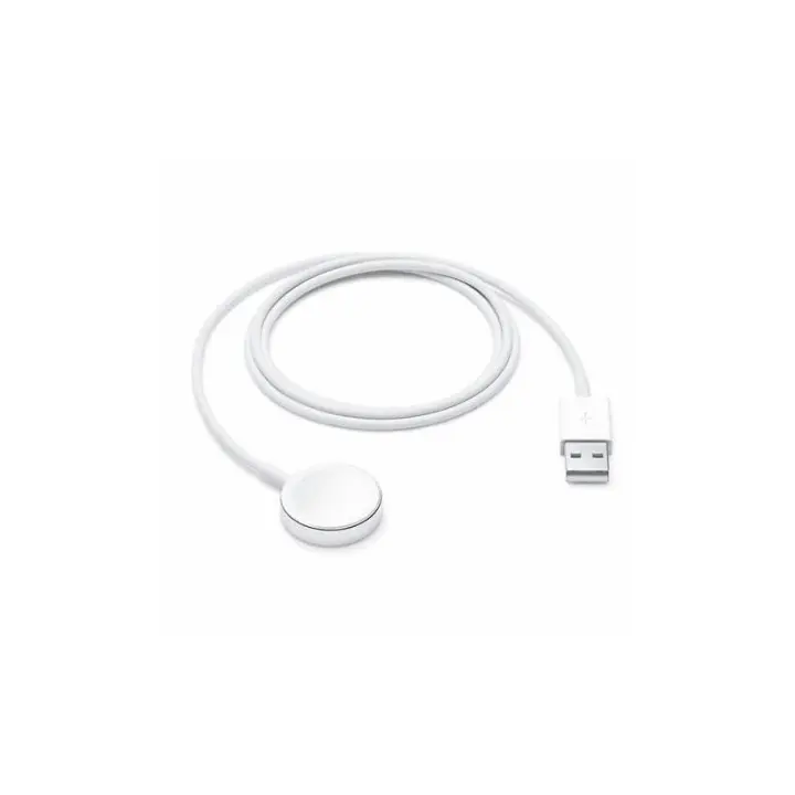 Cable cargador USB compatible con APPLE WATCH ⋆ Base de carga magnética inalámbrica ⋆ Color blanco ⋆ Compatible con todas las versiones de Apple Watch ⋆ Carga rápida y segura ⋆ Envío desde España - 1