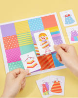 Juego De Tablero Educativo Interactivo Para Niños Montessori De Pensamiento Lógico Con Vestidos Juguete De Motor Fino Y Rompecabezas Tema De Animales Y Deportes Adecuado Para Edad 3-6 - details 3