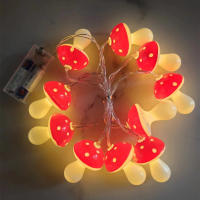 Luces De Encaje LED Rome Para Decoración De Navidad Y Fiestas Interno Bombillas De Mushroom Cuarzo 063 Luz De Atrás De Flores Tamaño 1.5m10led 3m20led 6m40led - details 6