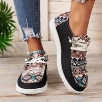 Zapatos Planos De Mujer Otoño Talla Grande Hasta 43 Punta Redonda Cómodos Y Moda Color Coordinado Suela Gruesa Casual - details 1