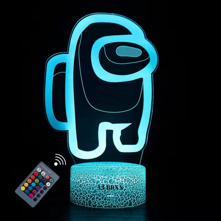 Lámparas 3D Luces de noche entre nosotros Juguetes para niños Regalos de Navidad para niños - 1