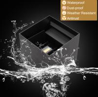 luces LED de pared, lámparas de pared para interior y exterior, ángulo de haz ajustable, luz cálida de 6 W, color negro - details 1