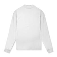 Camiseta De Manga Larga Para Hombre Sobredimensionada Cuello Alto Deportiva Algodón Suéter De Gimnasio Estilo Casual - details 10