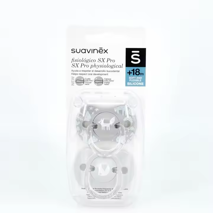 SUAVINEX CHUPETE SILICONA FISIOLOGICO +18M 2U - 1