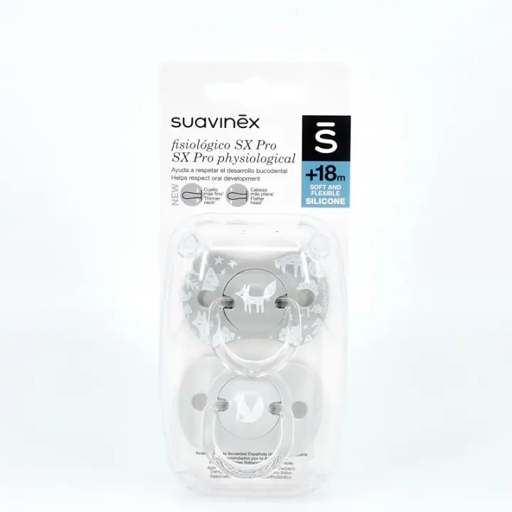 SUAVINEX CHUPETE SILICONA FISIOLOGICO +18M 2U - 1