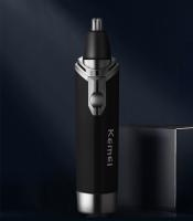Kemei Trimmer De Pelo Del Nariz Y Orejas Cepillo De Limpieza Y Afeitadora Removedor De Vello Nasal Clipper Material ABS - details 1