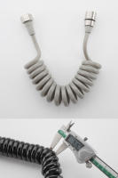 Cabo De Ducha Flexible De Acero Inoxidable Conector De Tubo De Resorte Universal Accesorio De Bidé Para Extensión Y Riega Mano - details 2