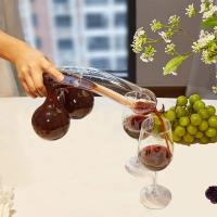 Decantador De Vino De Vidrio Borosilicato Alto Creativo Para Cocteles Y Whiskey Barra De Comedor Gadgets Desintoxicantes - details 4