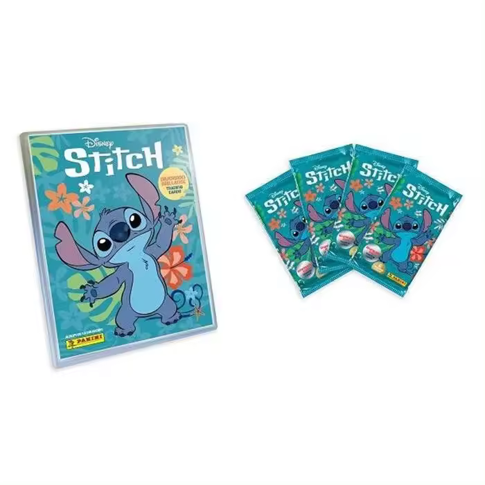 Megapack Archivador + 4 Sobres Cartas Disney Stitch Panini - 1