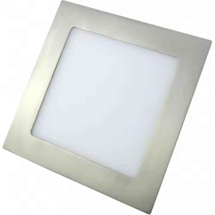 FABRILAMP FAB 069191203 | Downlight 12w 4000k Cuadrado Agamenon 990lm Niquel 17x17 - Potente Iluminación - 1