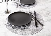 Mantelera De PVC Estilo Moderno Con Flor Dorada Cojín De Aislamiento Resistente Al Calor Para Hogar Navidad Decoración De Mesa Y Tazas - details 3