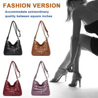 Bolso De Hombro Para Mujer 2023 Nueva Moda En Cuero PU Color Sólido Gran Capacidad Bolso Cruzado Multi-Nivel Estilo Clásico - details 2