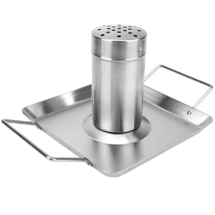 Pan De Pollo Asado En Acero Inoxidable Para Barbacoa Herramienta Desmontable Para Hornear Y Asar Carne Ideal Para Alimentos Al Aire Libre - 1