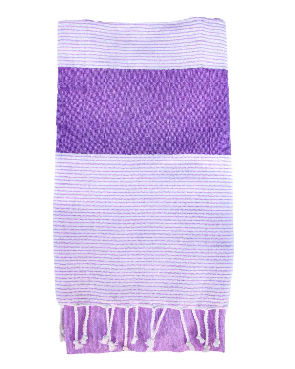 SUN & SURF Fouta de Playa Doble 100% Algodón 160x200 cm - Toalla Ligera y Versátil - 1