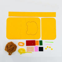 Set De Manualidades Para Niñas DIY Bolsa De Animal De Punto De Terciopelo Kit De Artesanía Para Principiantes Juguetes Hechos a Mano Para Aprender a Coser - details 2