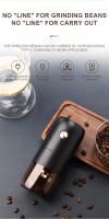 Molino De Café Profesional Autostop Ajustable Portátil Para Viajes Y Cafeterías Máquina De Molienda De Acero Inoxidable SUS Capacidad De 25g Por Tiempo - details 4