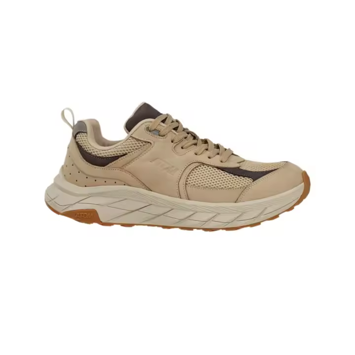 Zapatillas atom urban at181 nobuck light beige de hombre. - 1