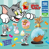 Takara Tomy T-ARTS Tom Y Jerry Figuras De Anime Set De 5 Pasteles Ornamentos De Colección PVC Para Adultos - details 0