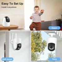 Cámara De Seguridad IP Tuya 6MP PTZ WiFi Exterior 2.4G/5G Con AI Tracking Protección De Seguridad CCTV Alexa Google Onvif Montaje En Pared O Poste - details 2
