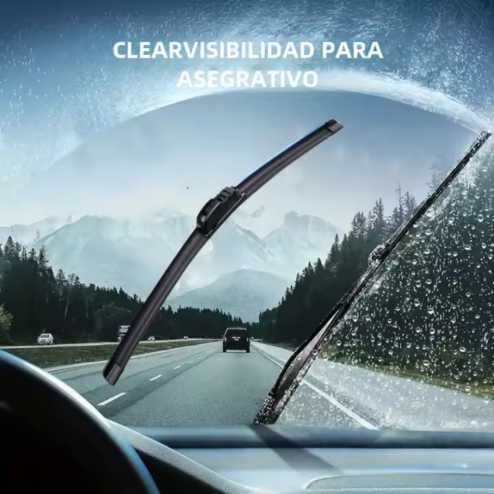 2Pcs LimpiaParabrisas Para Honda Accord 8ta Génesis 2008-2012 U-Tipo De Goma Suave Resistente Y Silencioso Para Automóvil - 1