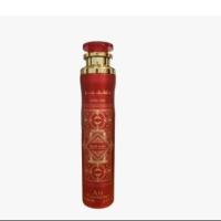 Ambientador árabe Badee  al oud sublime rojo Lattafa 300ml,Spray de hogar y tejidos ,Ideal para sofas,cojines,sabanas,Olor dulce duradero oriental Tamaño grande NOVEDAD - details 0